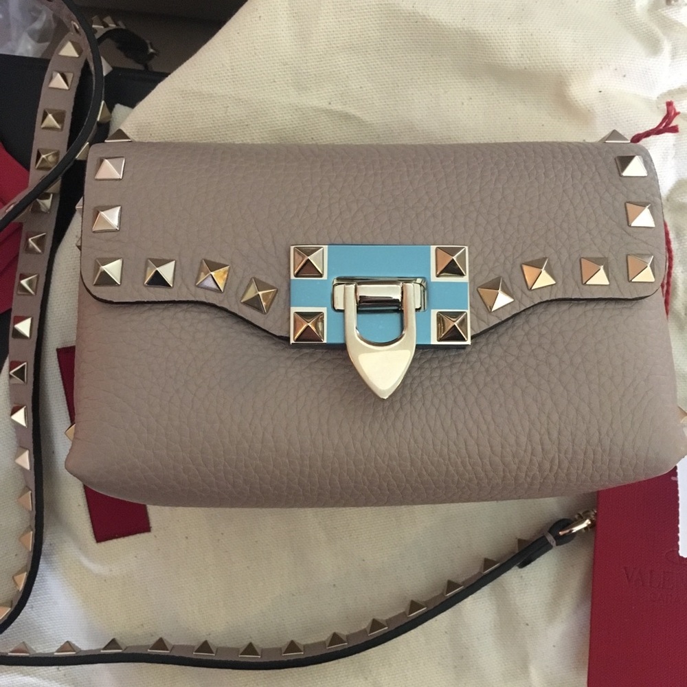 Valentino Garavani Mini Rockstud Leather Crossbody - Picture 3 of 7